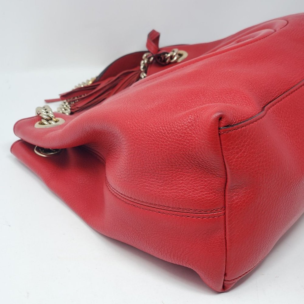Gucci Soho Medium on Chain Leather Shoulder Bag - Picture 11 of 15